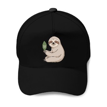 Discover Taurus Zodiac Sloth Embracing Serenity Baseball Caps