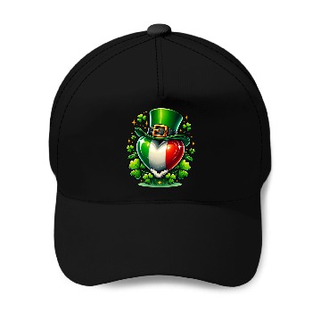 Discover Shamrock Heart Hat Love Baseball Caps