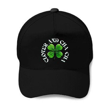 Discover Clover Cha Cha 4-Leaf AI Clover Design Baseball Caps