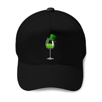 Discover St Patrick's Day Shamrock Wine Baseball Caps