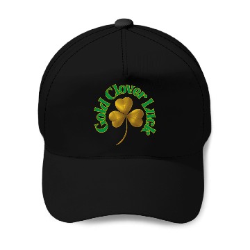 Discover St. Patrick's Day - Gold Clover Luck Baseball Caps
