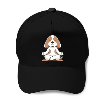 Discover Meditating Beagle - Peace & Mindfulness Baseball Caps