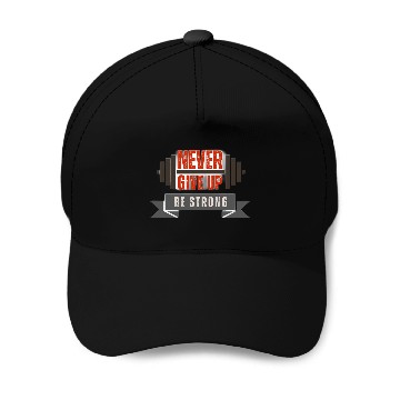 Discover never give up be strong Baseball Caps