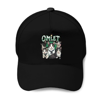 Discover Vintage 90s Aesthetic Multi-Cat Graphic Baseball Caps