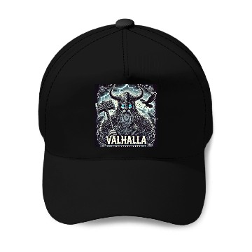Discover Valhalla Warrior Baseball Caps