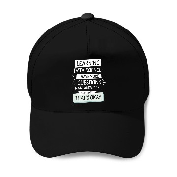Discover Learning Data Science: Questions And Answers Baseball Caps