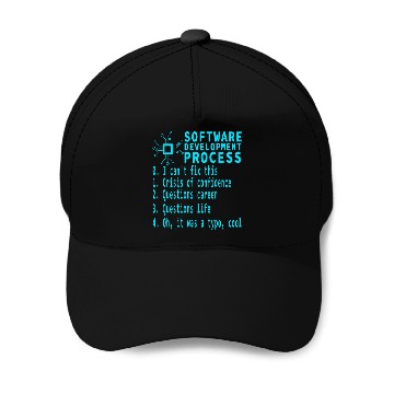 Discover Software Dev Process Debugging Existential Crisis Baseball Caps
