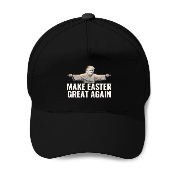 Discover Make Easter Great Again Funny Trump Jesus Baseball Caps