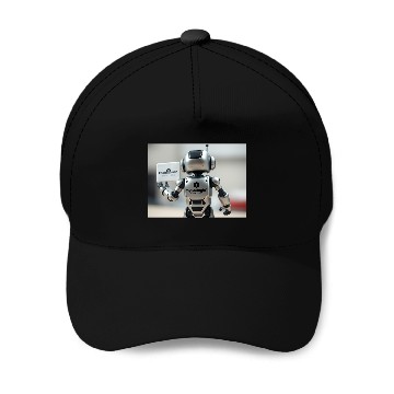 Discover Rocketman Robot Baseball Caps