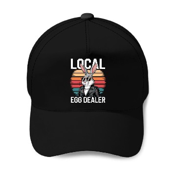 Discover Local Egg Dealer Easter Bunny Easter Sunday Baseball Caps