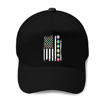 Discover USA Flag Easter Day Eggs Celebrate Patriotic Baseball Caps
