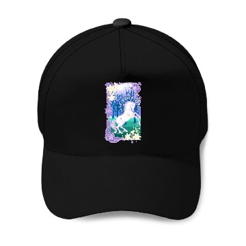 Discover Unicorn fantasy lilac moon Baseball Caps