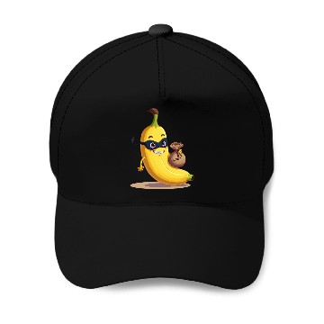 Discover A sneaky banana Baseball Caps
