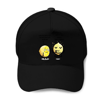 Discover Be positive lemon Baseball Caps