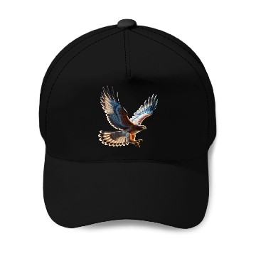 Discover Majestic Hawk Flight Baseball Caps