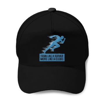 Discover Train Like A Server TransparentFixed Baseball Caps