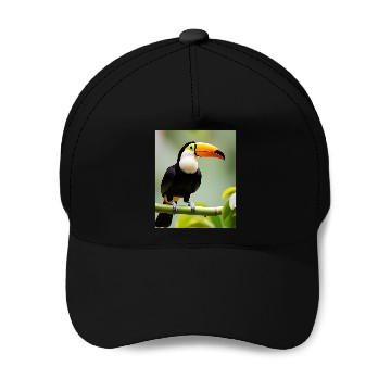 Discover Tropical Toucan Baseball Caps
