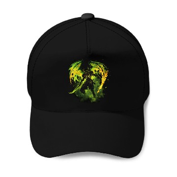 Discover Demonic Warrior Hellfire Fantasy Artwork Baseball Caps