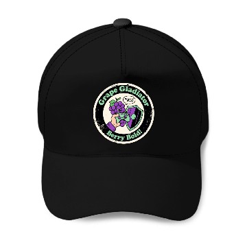 Discover Grape Gladiator Berry Bold Gamer Baseball Caps