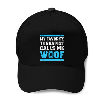 Discover Therapy Dog Lover Psychology Baseball Caps