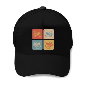 Discover Minimalist Grasshopper - Natural Art Baseball Caps