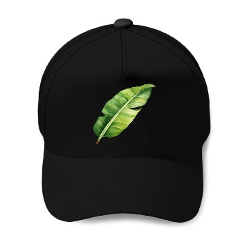 Discover Green Banana Leaf Baseball Caps