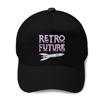 Discover Retro Future Rocket Nostalgia Baseball Caps