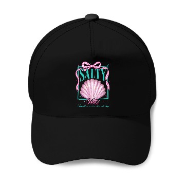 Discover Summer Clam Pearl Bow Baseball Caps