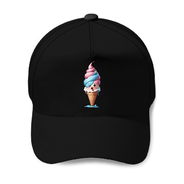 Discover Ice cream Baseball Caps