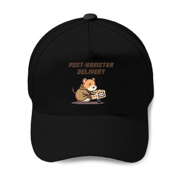 Discover Post-Hamster Delivery Baseball Caps