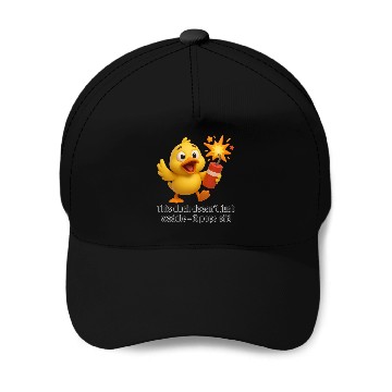 Discover This Duck Pops Off – Fun Explosive Duck Pun Design Baseball Caps