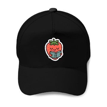 Discover Bookish Strawberry Baseball Caps