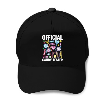 Discover Official Candy Tester Lollipop Sweets 01 Baseball Caps