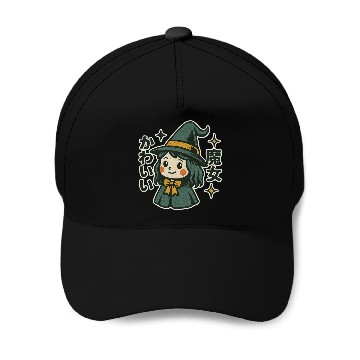 Discover Kawaii Witch Japanese Baseball Caps