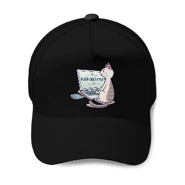 Discover Paws-on Keyboard Engineer Baseball Caps