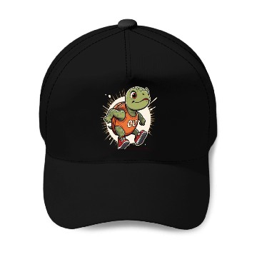 Discover Running Late Turtle Relatable Fitness Baseball Caps