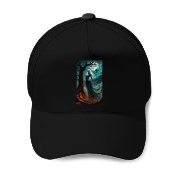 Discover Moonlight Winged Elf Baseball Caps