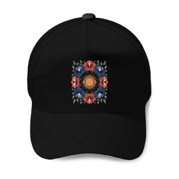 Discover Summer Hibiscus Flower Baseball Caps