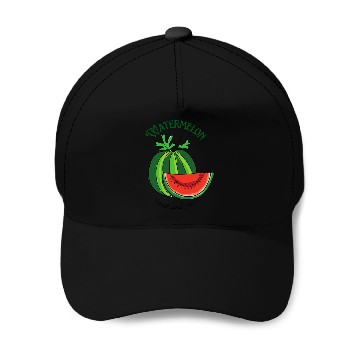 Discover Watermelon Sweet Summer Vibes Baseball Caps