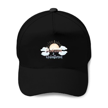 Discover Sunkissed Unbothered Aesthetic Baseball Caps