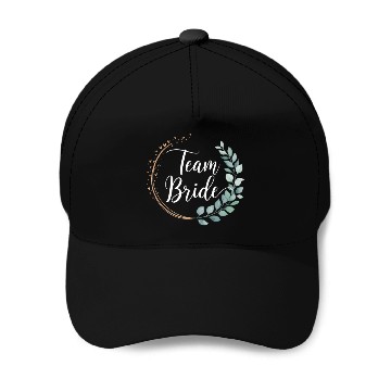 Discover Team Bride Bridesmaid Eucalyptus Wedding Baseball Caps