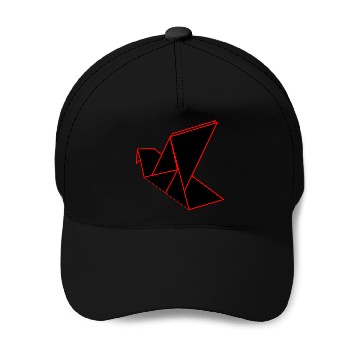 Discover Origami Phoenix Outline Baseball Caps