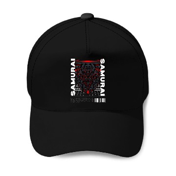 Discover Futuristic Demonic Warrior Mask Baseball Caps