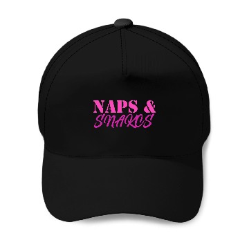 Discover Naps & Snacks Baseball Caps