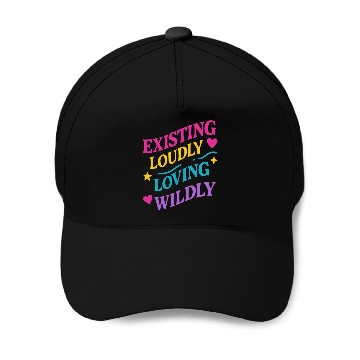 Discover Queer Pride Queer Joy LGBTQ+ Affirmation Trans Baseball Caps