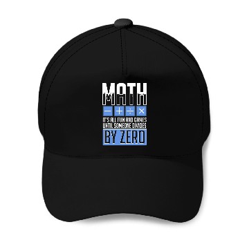 Discover Mathematician Math Teacher Mathematics Baseball Caps