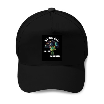 Discover Galactic Alien Adventure Design Baseball Caps