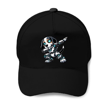 Discover Cool beagle robot astronaut dabbing cartoon Baseball Caps
