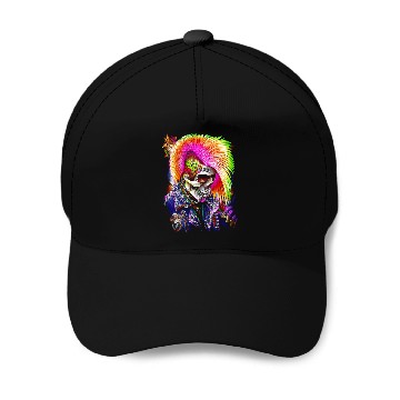 Discover Calavera Punk Baseball Caps