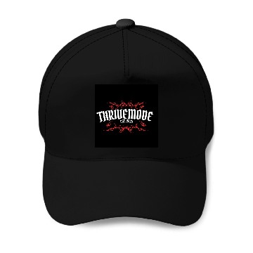 Discover Thrivemode Gothic Tattoo Style Logo Baseball Caps
